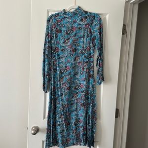 Work Once Loft Midi Dress Size 2